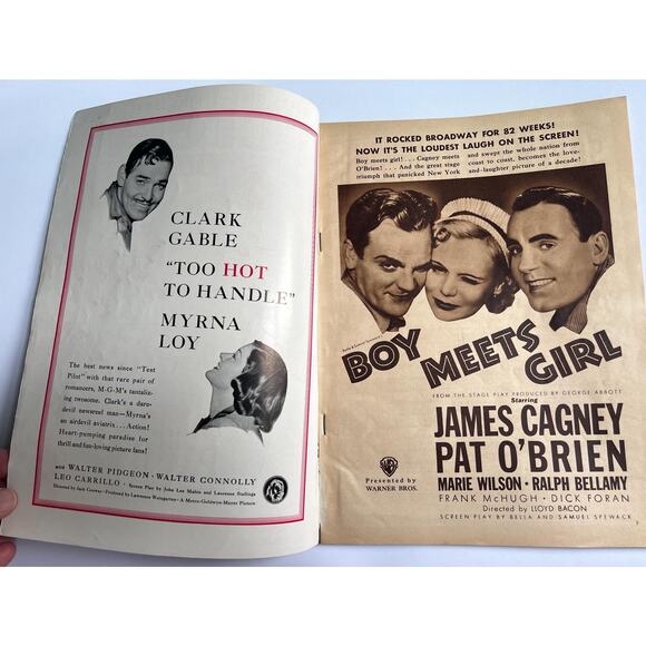 Original Sept 1938 Screen Romances James Cagney Magazine Gable, Jean Harlow - Picture 2 of 10